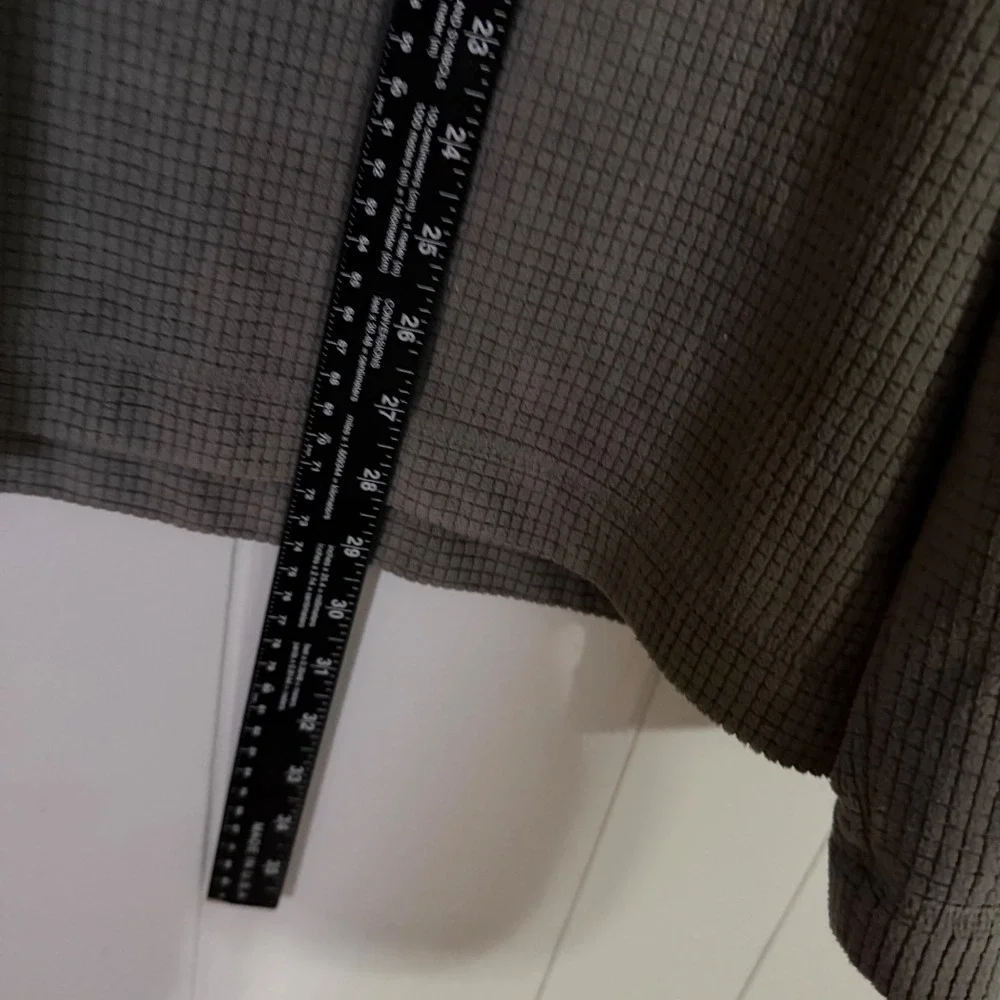 Orvis‎ Trout Bum Quarter Zip Fleece Mens Large Gray Waffle Grid Pullover